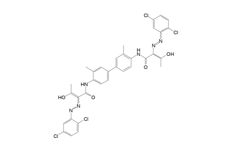 2,4-Dichloraniline(2 mol)=>4',4'''-bi-o-acetoacetotoluidide