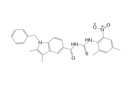 N-[(1-benzyl-2,3-dimethyl-1H-indol-5-yl)carbonyl]-N'-(2,4-dimethyl-6-nitrophenyl)thiourea
