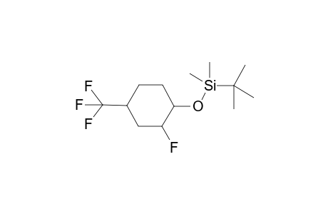 Tert-butyl((2-fluoro-4-(trifluoromethyl)cyclohexyl)oxy)dimethylsilane