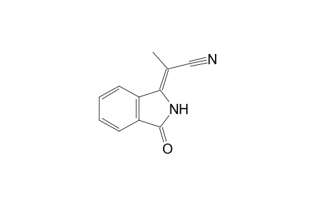 (2Z)-2-(3-ketoisoindolin-1-ylidene)propionitrile