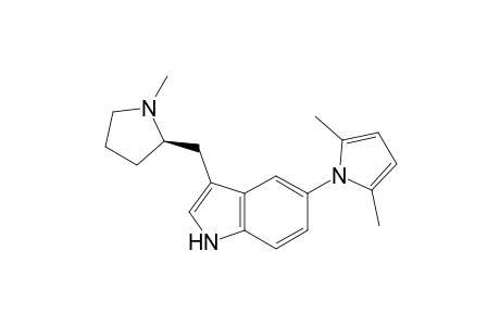5-(2,5-dimethyl-1-pyrrolyl)-3-[[(2R)-1-methyl-2-pyrrolidinyl]methyl]-1H-indole