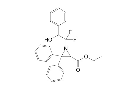 Ethyl 1-[(1',1'-difluoro-2'-hydroxy-2'-phenyl)ethyl]-3,3-diphenylaziridine-2-carboxylate