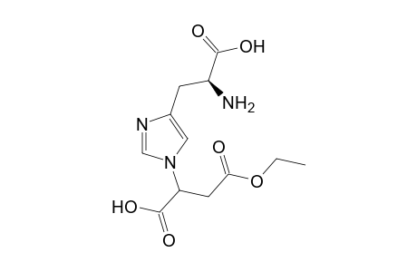 2-[4-[(2S)-2-amino-2-carboxy-ethyl]imidazol-1-yl]-4-ethoxy-4-oxo-butanoic acid