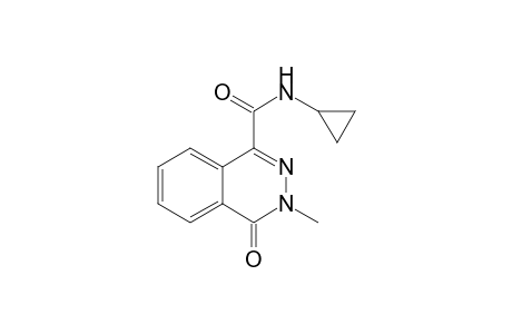 N-cyclopropyl-3-methyl-4-oxidanylidene-phthalazine-1-carboxamide