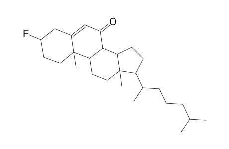 Cholest-5-en-7-one, 3-fluoro-, (3.beta.)-
