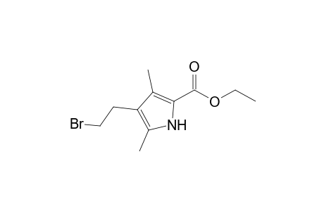 Ethyl 3,5-dimethyl-4-(2'-bromoethyl)-1H-pyrrole-2-carboxylate