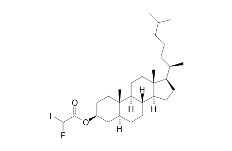 Cholestan-3-ol, difluoroacetate, (3.beta.,5.alpha.)-