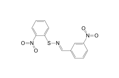 Benzenesulfenamide, 2-nitro-N-[(3-nitrophenyl)methylene]-