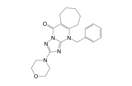 11-BENZYL-6,7,8,9,10,11-HEXAHYDRO-2-MORPHOLINO-[D]-[1,2,4]-TRIAZOLO-[1,5-A]-PYRIMIDIN-5-ONE