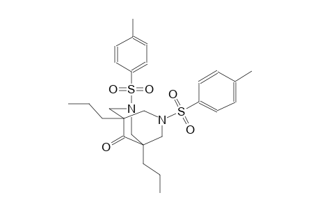 3,7-bis[(4-methylphenyl)sulfonyl]-1,5-dipropyl-3,7-diazabicyclo[3.3.1]nonan-9-one