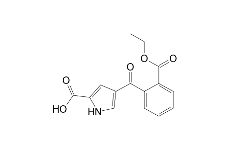 1H-Pyrrole-2-carboxylic acid, 4-(2-carboxybenzoyl)-, 2-ethyl ester