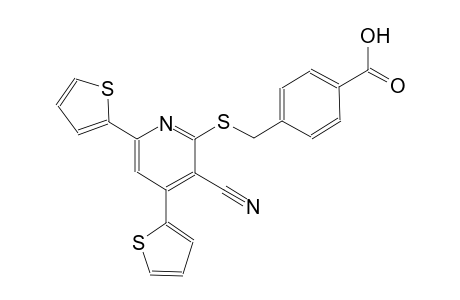 benzoic acid, 4-[[[3-cyano-4,6-di(2-thienyl)-2-pyridinyl]thio]methyl]-