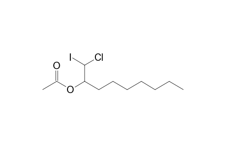 1-Iodo-1-chloronon-2-yl acetate