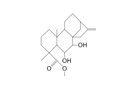 Ent-6a,7b-dihydroxy-kaur-16-en-19-oic acid, methyl ester