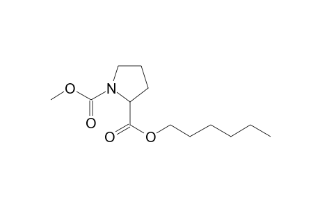 l-Proline, N-methoxycarbonyl-, hexyl ester