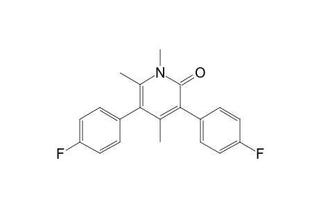 2(1H)-Pyridinone, 3,5-bis(4-fluorophenyl)-1,4,6-trimethyl-