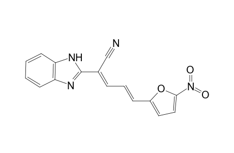 (2E,4E)-2-(1H-Benzimidazol-2-yl)-5-(5-nitro-2-furyl)-2,4-pentadienenitrile