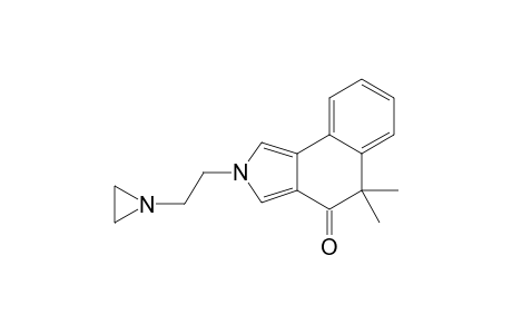 2-[2-(AZIRIDIN-1-YL)-ETHYL]-5,5-DIMETHYL-2,5-DIHYDRO-4H-BENZO-[E]-ISOINDOL-4-ONE