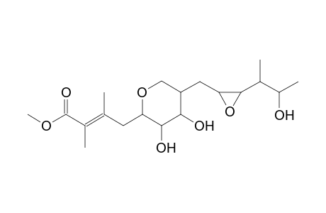 Methyl 2,3-dimethyl-4-[tetrahydro-3,4-dihydroxy-5-[[3-(2-hydroxy-1-methylpropyl)oxiranyl]methyl]-2H-pyran-2-yl]-2-butenoic acidester