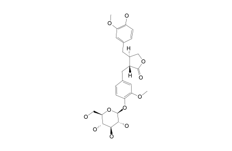 MATAIRESINOL-4'-O-GLUCOPYRANOSIDE