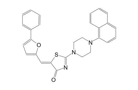 (5Z)-2-[4-(1-naphthyl)-1-piperazinyl]-5-[(5-phenyl-2-furyl)methylene]-1,3-thiazol-4(5H)-one