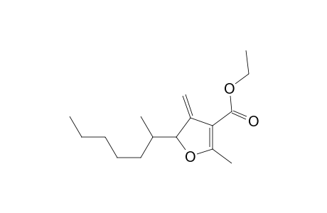 2-Heptyl-3-methylene-4-(ethoxycarbonyl)-5-methyl-2,3-dihydroylfuran