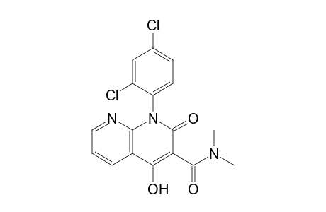 4-Hydroxy-N,N-dimethyl-2-oxo-1-(2,4-dichlorophenyl)-1,2-dihydro-1,8-naphthridine-3-carboxamide