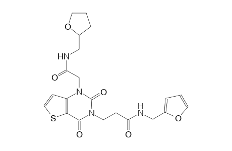 3-(2,4-dioxo-1-{2-oxo-2-[(tetrahydro-2-furanylmethyl)amino]ethyl}-1,4-dihydrothieno[3,2-d]pyrimidin-3(2H)-yl)-N-(2-furylmethyl)propanamide