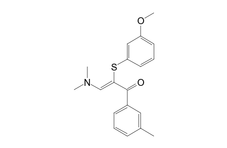 (Z)-2-(3-Methoxyphenylthio)-3-(dimethylamino)-1-m-tolylprop-2-en-1-one