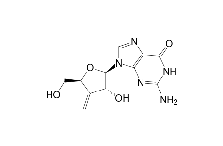 2-amino-9-[(2R,3R,5S)-3-hydroxy-4-methylene-5-methylol-tetrahydrofuran-2-yl]-3H-purin-6-one