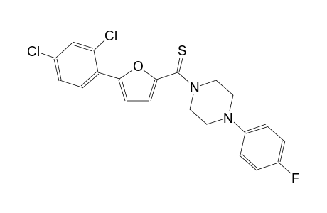 1-{[5-(2,4-dichlorophenyl)-2-furyl]carbothioyl}-4-(4-fluorophenyl)piperazine