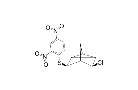 exo-3-(2,4,-Dinitro-phenylthio)-exo-5-chlorotricyclo-[2.2.1.0(2,6)]-heptane