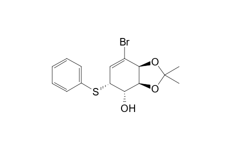 (1S,2S,3S,6R)-6-(Phenylthio)-2,3-isopropylidendioxy-4-bromocyclohexene-1-ol