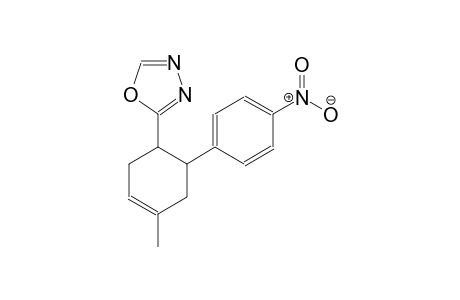 2-[4-methyl-6-(4-nitrophenyl)-3-cyclohexen-1-yl]-1,3,4-oxadiazole