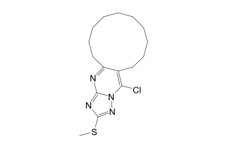 5-CHLORO-2-METHYLTHIO-CYCLODODECA-[D]-[1,2,4]-TRIAZOLO-[1,5-A]-PYRIMIDINE