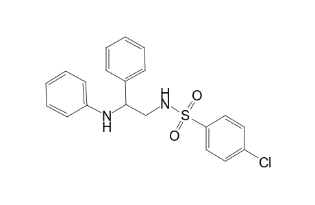N-(2-Anilino-2-phenylethyl)-4-chlorobenzenesulfonamide