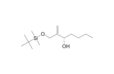 (S)-2-exo-Methylene-1-tert-butyldimethylsilylheptan-3-ol
