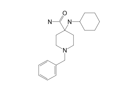 1-BENZYL-4-(CYCLOHEXYLAMINO)ISONIPECOTAMIDE
