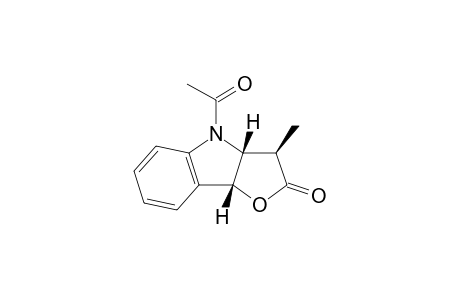 (3R,3aR,8bR)-4-acetyl-3-methyl-3a,8b-dihydro-3H-furo[3,2-b]indol-2-one