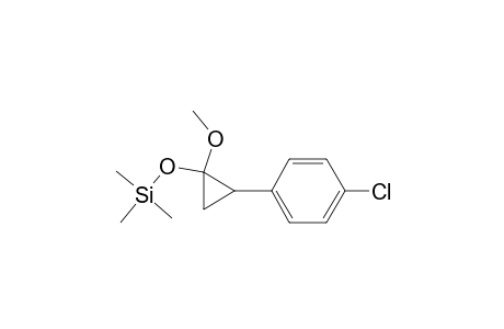 1-Methoxy-1-(trimethylsiloxy)-2-(4-chlorophenyl)cyclopropane