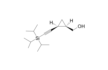 {(1R*,2S*)-2-[(Triisopropylsilyl)ethynyl]cyclopropyl}methanol