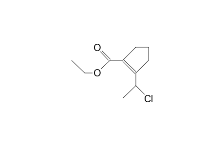 2-(1-Chloro-ethyl)-1-cyclopentene-1-carboxylic acid, ethyl ester