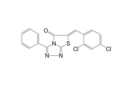 thiazolo[2,3-c][1,2,4]triazol-5(6H)-one, 6-[(2,4-dichlorophenyl)methylene]-3-phenyl-, (6Z)-
