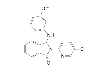 1H-isoindol-1-one, 2-(5-chloro-2-pyridinyl)-2,3-dihydro-3-[(3-methoxyphenyl)amino]-