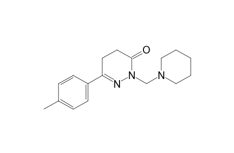4,5-dihydro-2-(piperidinomethyl)-6-p-tolyl-3(2H)-pyridazinone