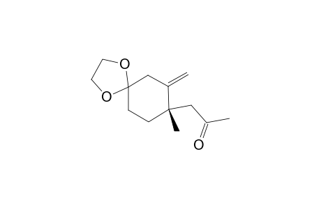 1,1-(Ethylenedioxy)-4-methyl-3-methylene-4-(2-oxopropyl)cyclohexane