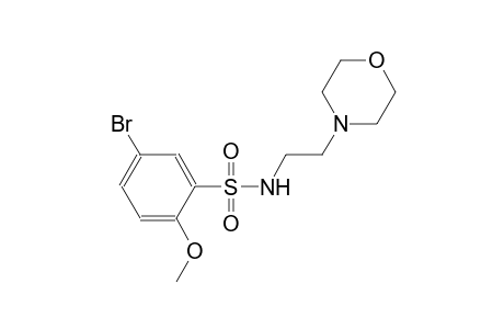 5-Bromo-2-methoxy-N-(2-morpholin-4-yl-ethyl)-benzenesulfonamide