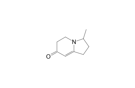 3-Methyl-,2,3,5,6-Tetrahydro-7(1H)-indolizinone