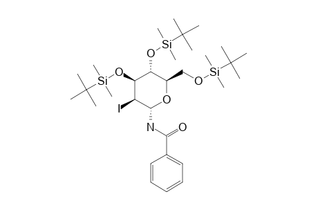 N-[3,4,6-TRIS-(O-TERT.-BUTYLDIMETHYLSILYL)-2-DEOXY-2-IODO-ALPHA-D-MANNOPYRANOSYL]-BENZAMIDE
