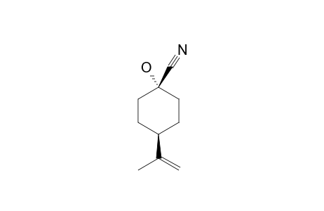 TRANS-4-ISOPROPENYLCYCLOHEXANONE-CYANOHYDRIN